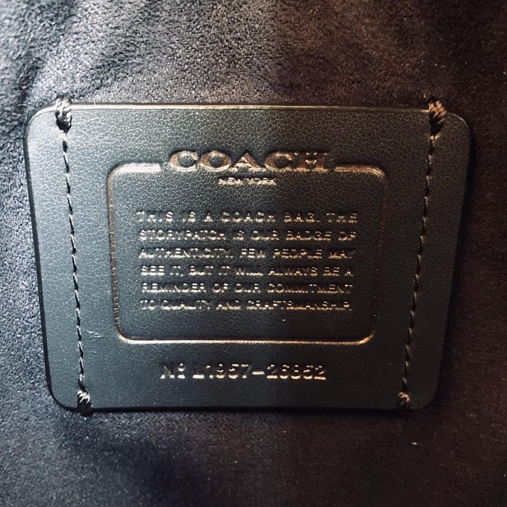 Coach Dark Pine Green Crossbody Bag - Picture 9 of 16